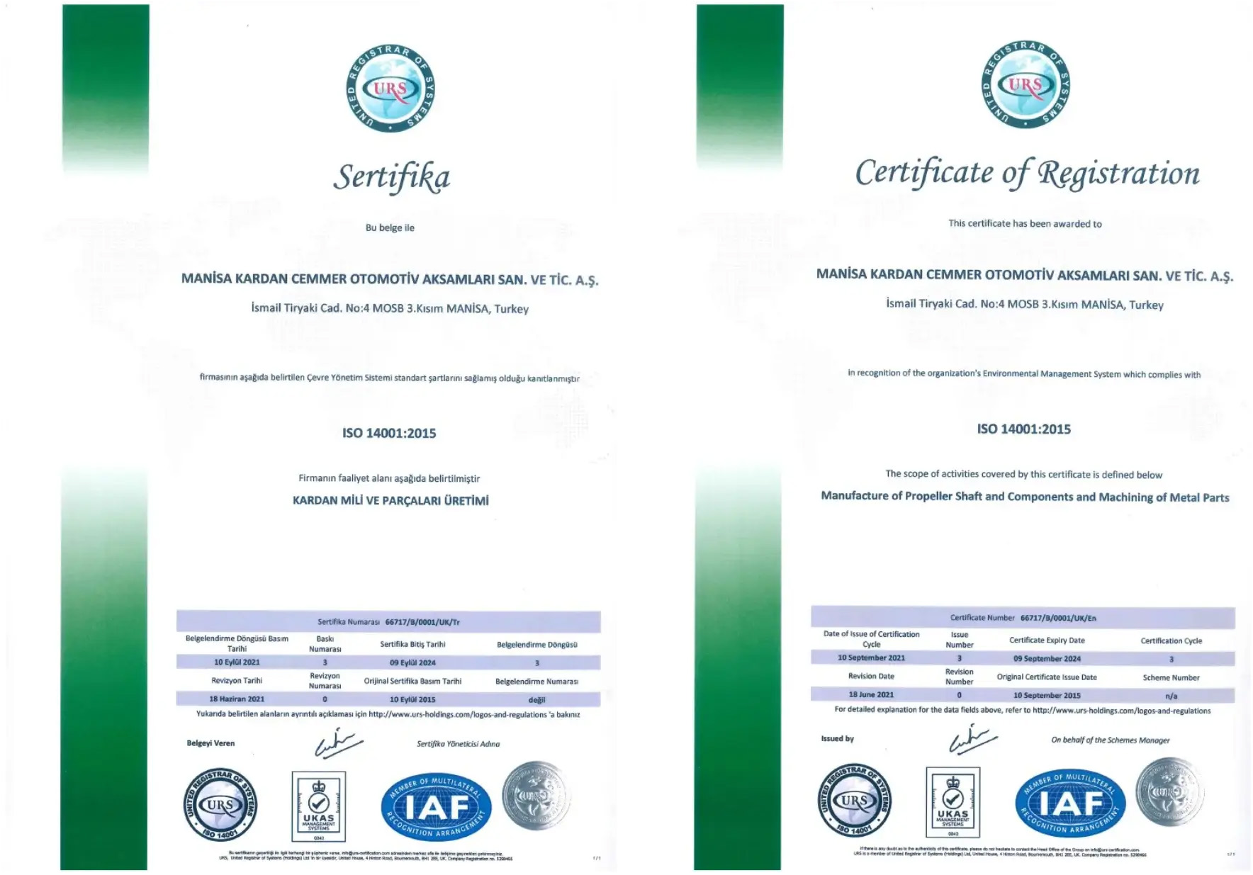 ISO 14001:2015