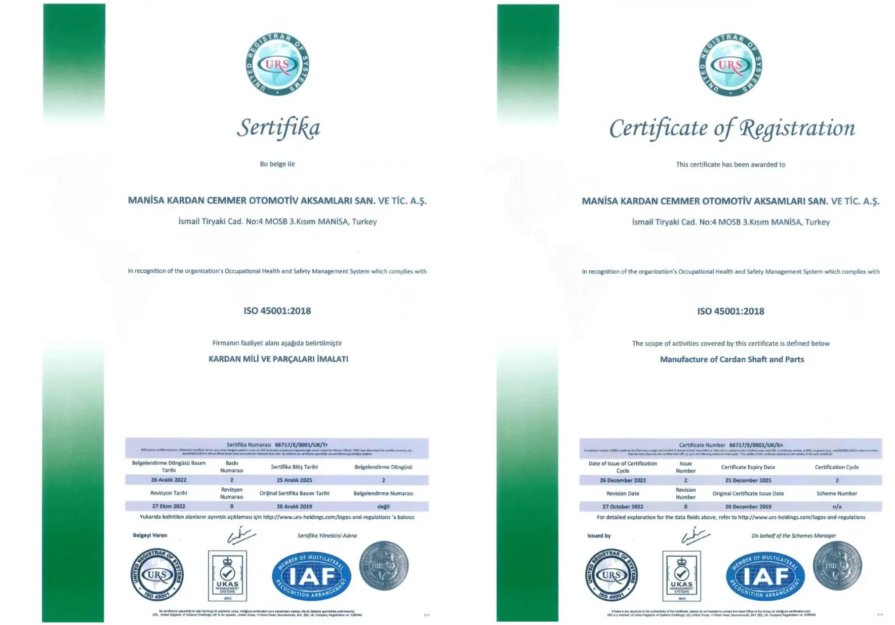 ISO 45001:2018