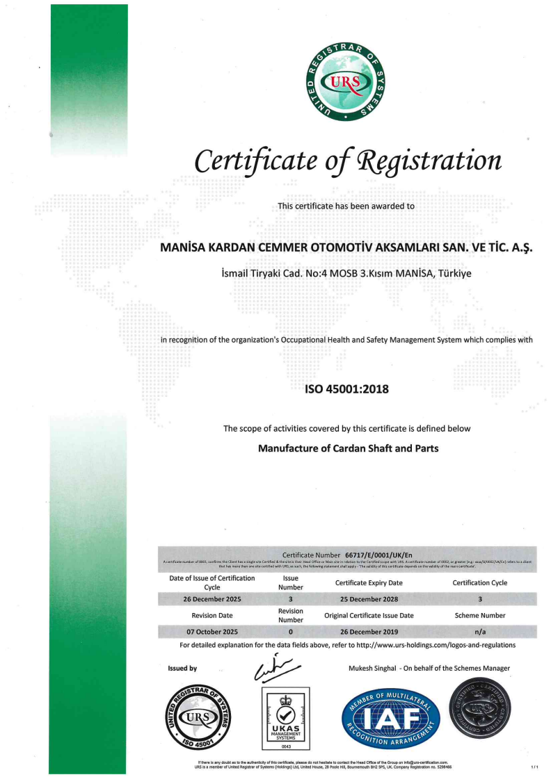 ISO 45001:2018